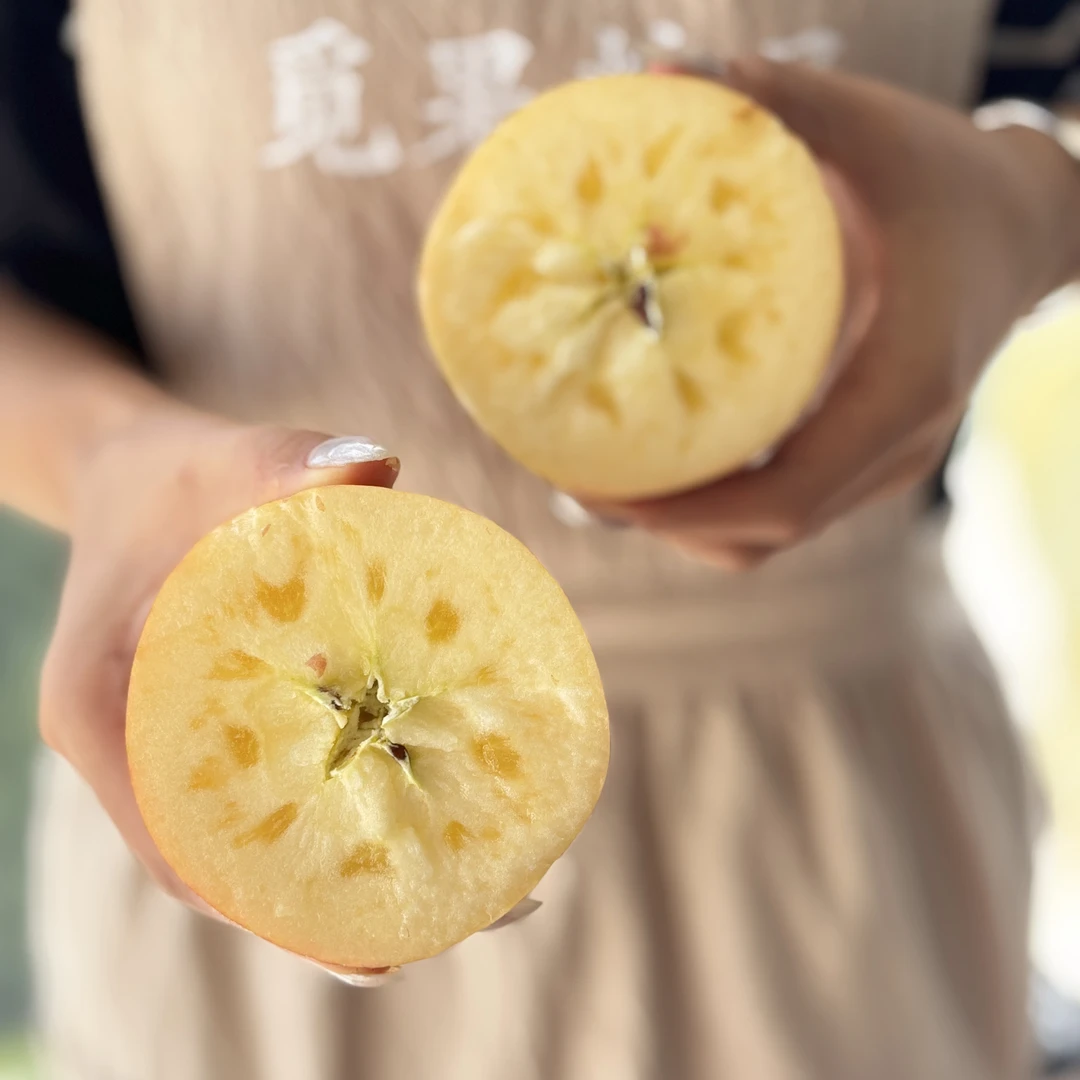 新疆阿克苏冰糖心苹果小时候苹果味儿脆甜带微酸苹果味儿十足
