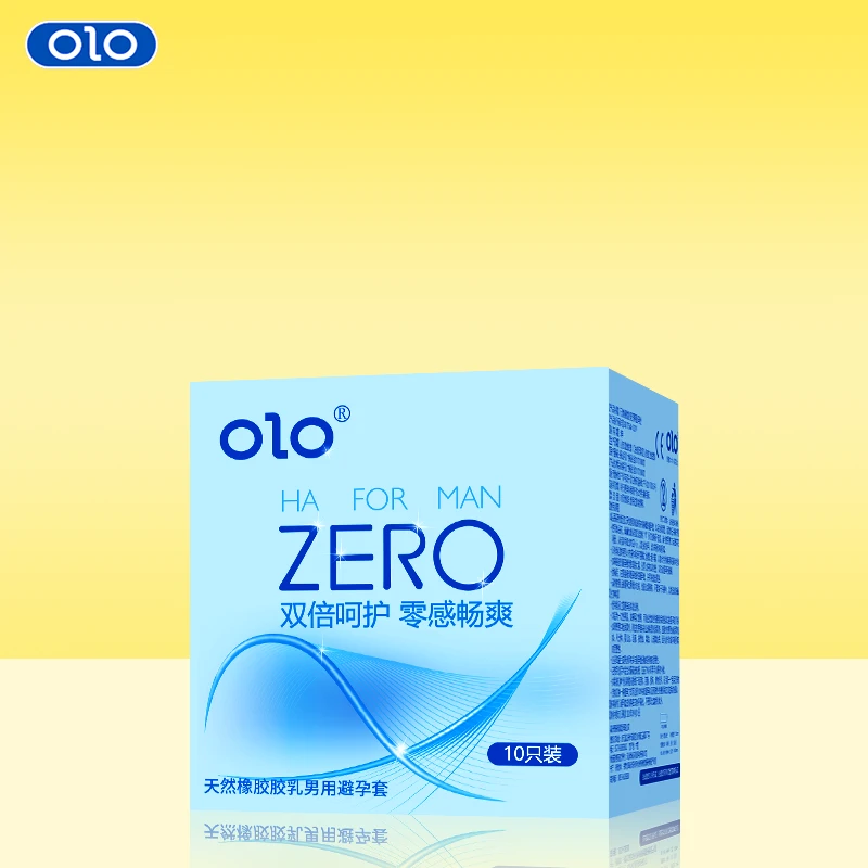 000零感薄 OLO玻尿酸安全套超薄水润丝薄 天然橡胶胶乳男用避孕套