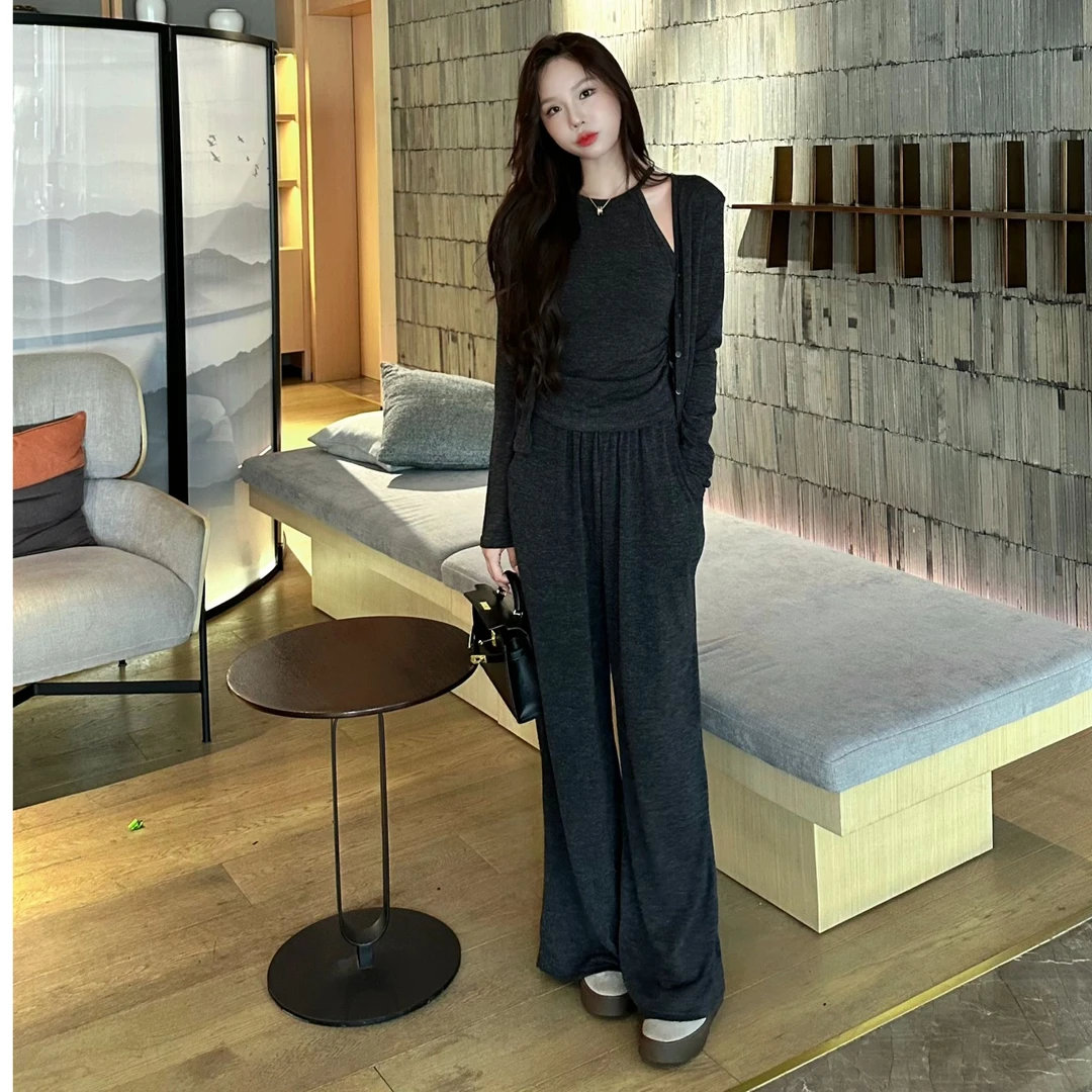 【田姜女装 】韩版新款三件套