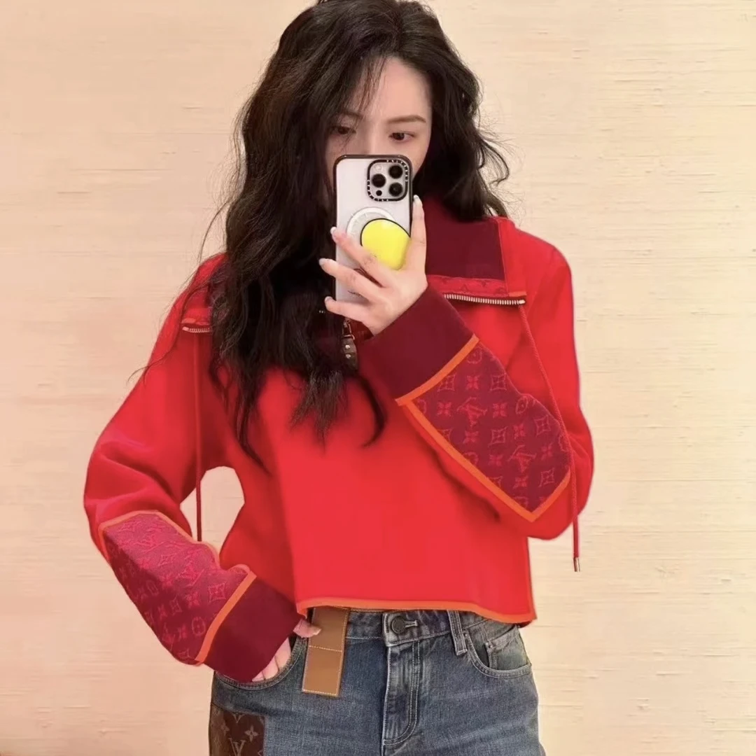 wg09 准新带吊 路易威登 LV 24FW拼接长袖印花上衣 XS码 公价3w