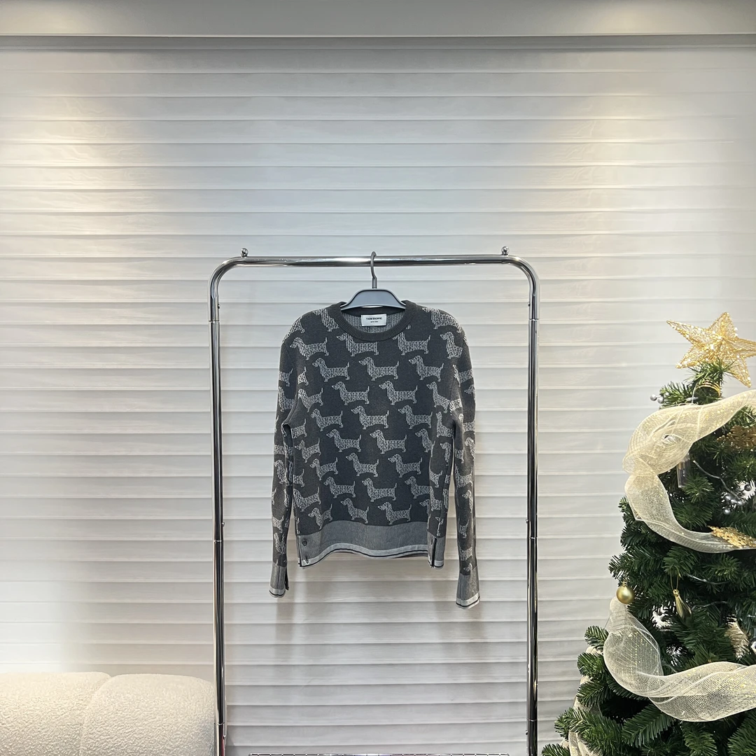 3006/99新/THOM BROWNE/汤姆布朗/经典小狗图案卫衣 1码/公价9k