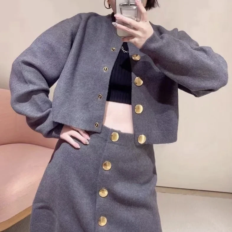 Lv/路易威登lv 1j027 准新带吊 FW23单排扣针织衫 s码 公价1.7w