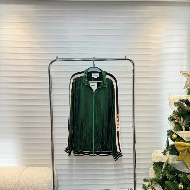 99新/GUCCI/古驰/蛇皮纹校服夹克/s码/公价1.4w/1313