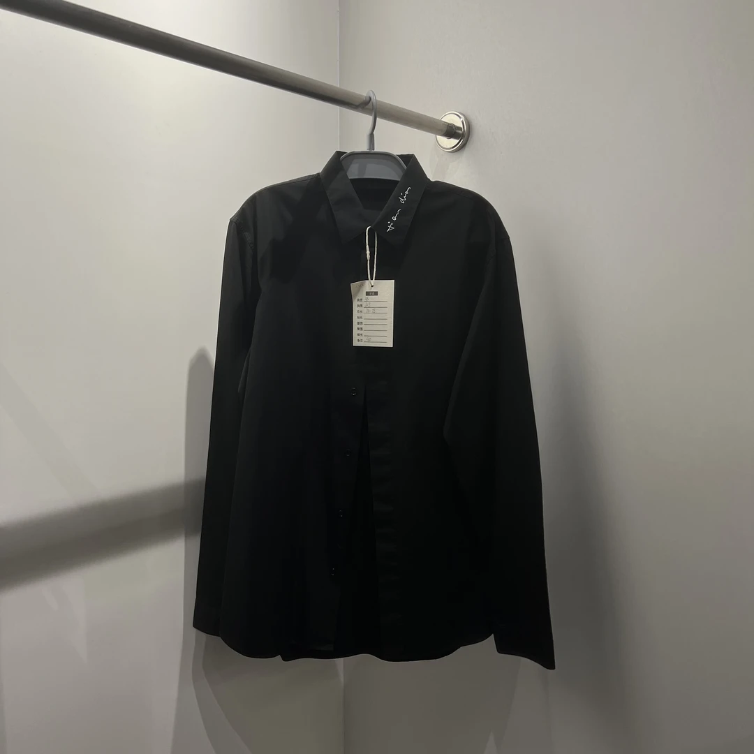 Dior/迪奥 cs12 99新 领口标语长袖衬衫 40码 公价8.5k