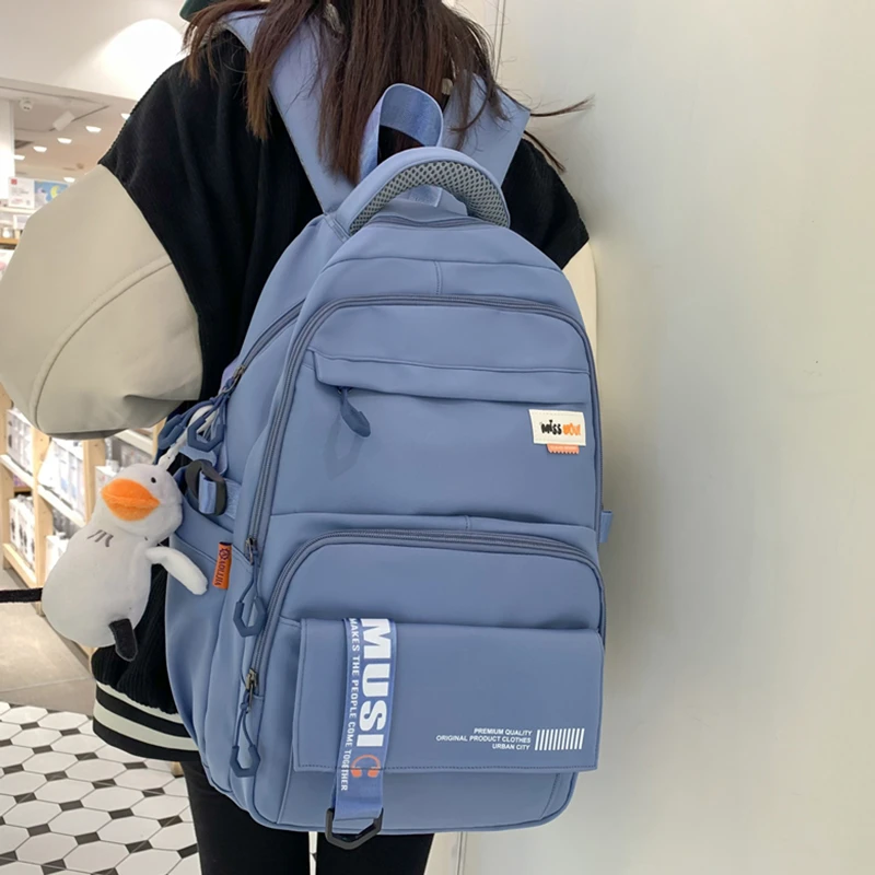 【减负护脊】书包女学院潮牌ins双肩包大容量大学生背包休闲电脑包
