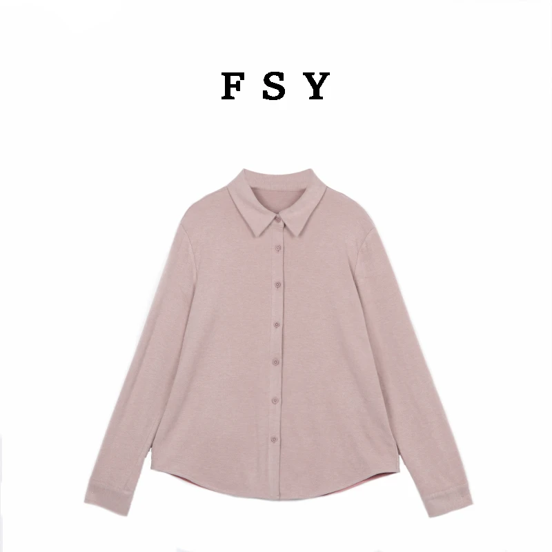 蚕丝澳绒时尚衬衣运动休闲百搭保暖立领上衣女外套衬衫女士