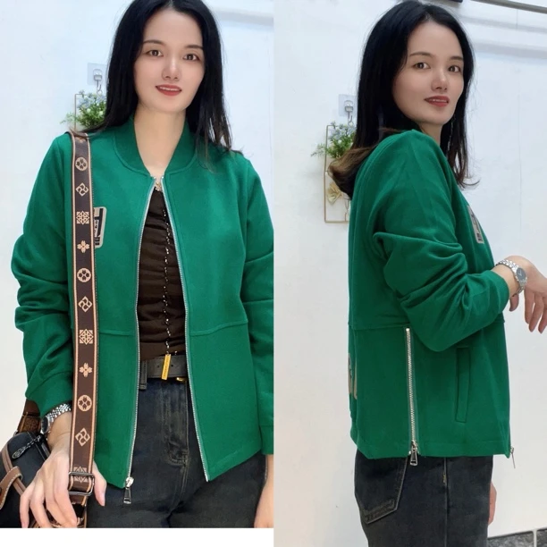 秋季新款棒球领外套6628