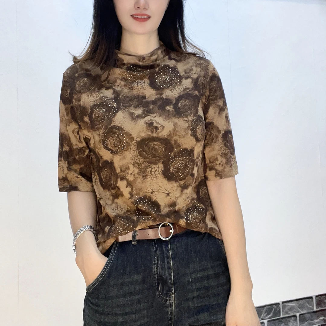 秋季新款七分袖上衣8610（捡漏款）