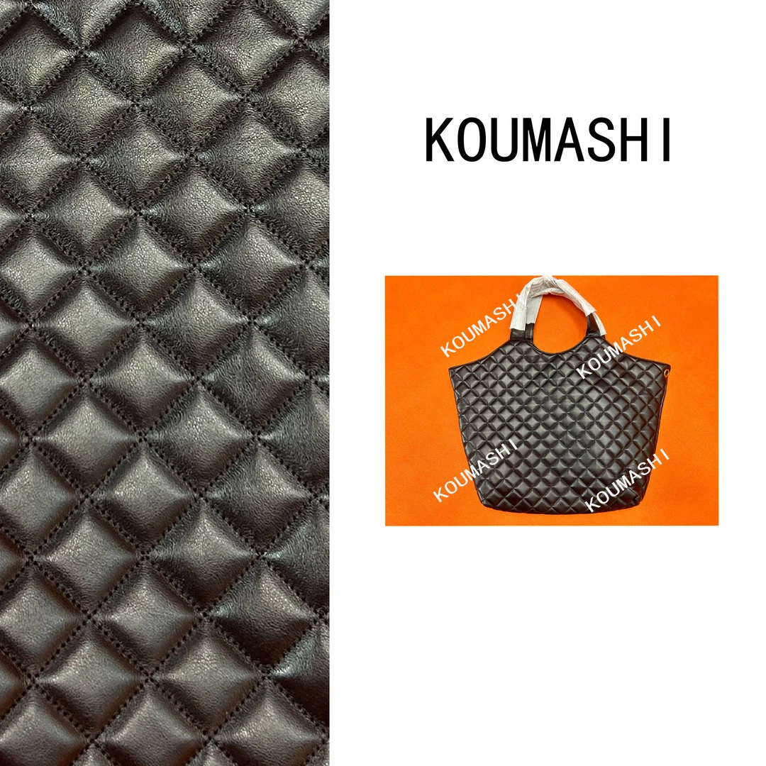 KOUMASHI手工真皮包一S366托特包中号黑色112    底长39底宽35高6
