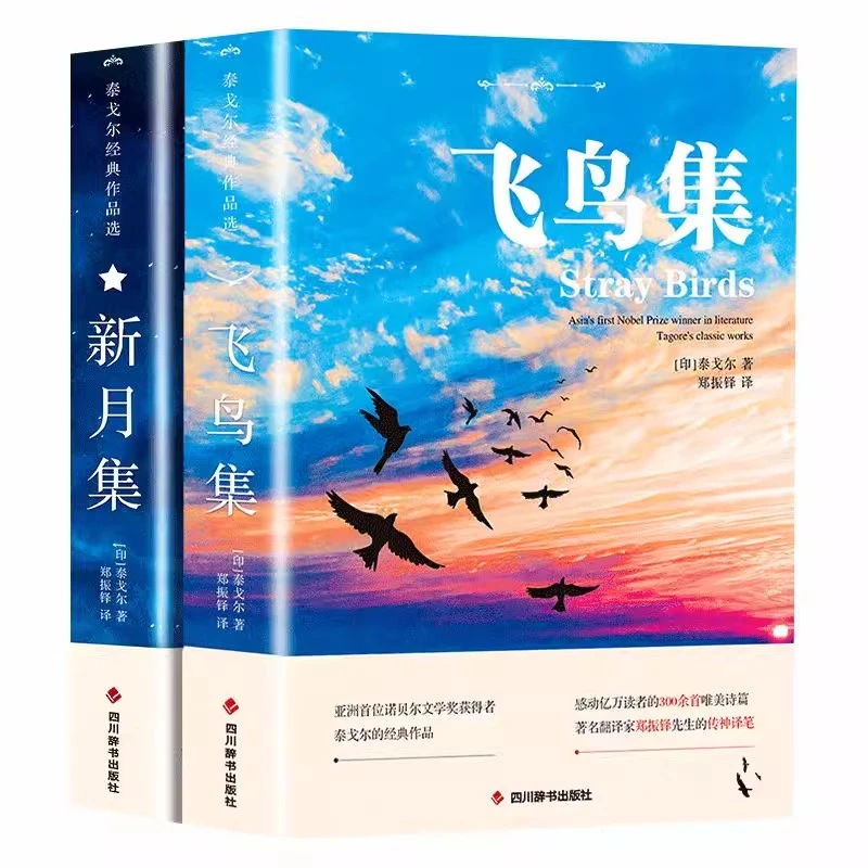 飞鸟集泰戈尔诗选双语正版飞鸟集新月集英汉对照双语版正版