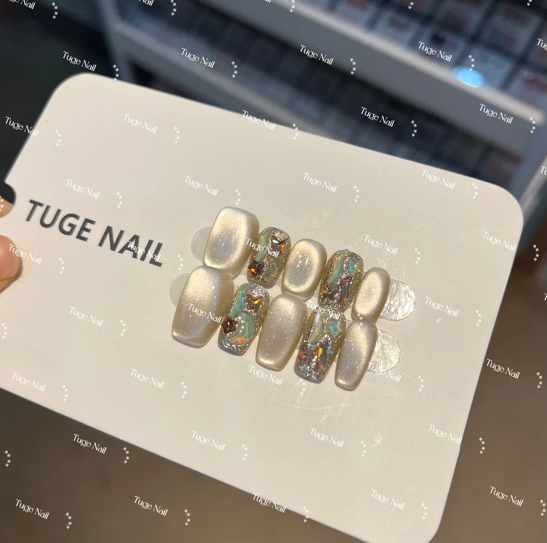 TugeNail “六便士”（国华钻）秋冬高级极简小众设计师美甲TG2300100