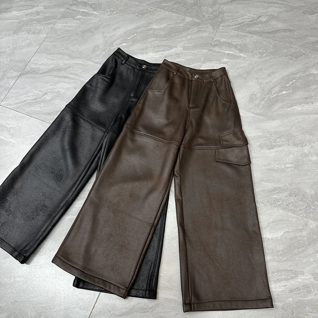 休闲百搭加绒工装裤61830