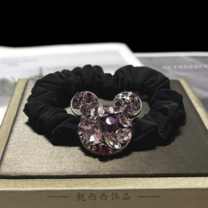 【LXX靓西西】3141紫色轻奢减龄米奇发圈