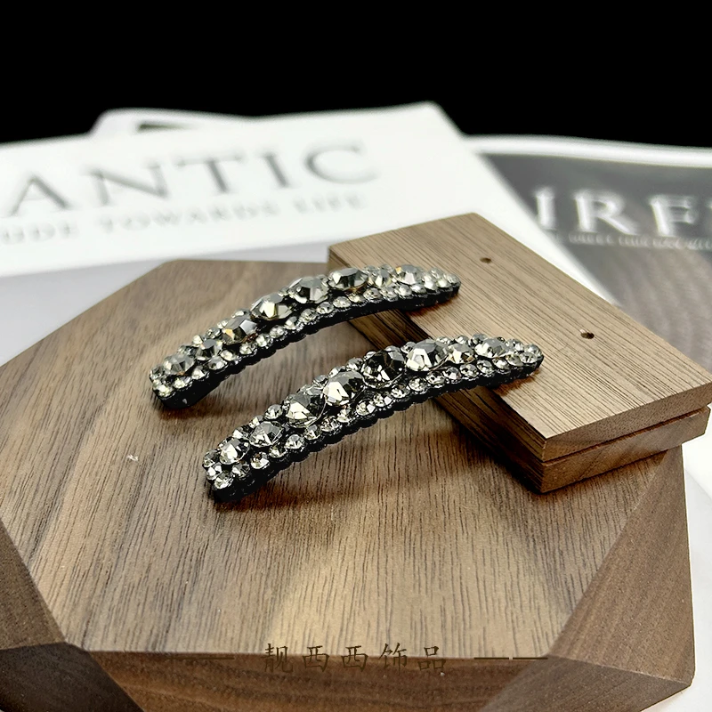 【LXX靓西西】6587灰钻BB夹5厘米一对装