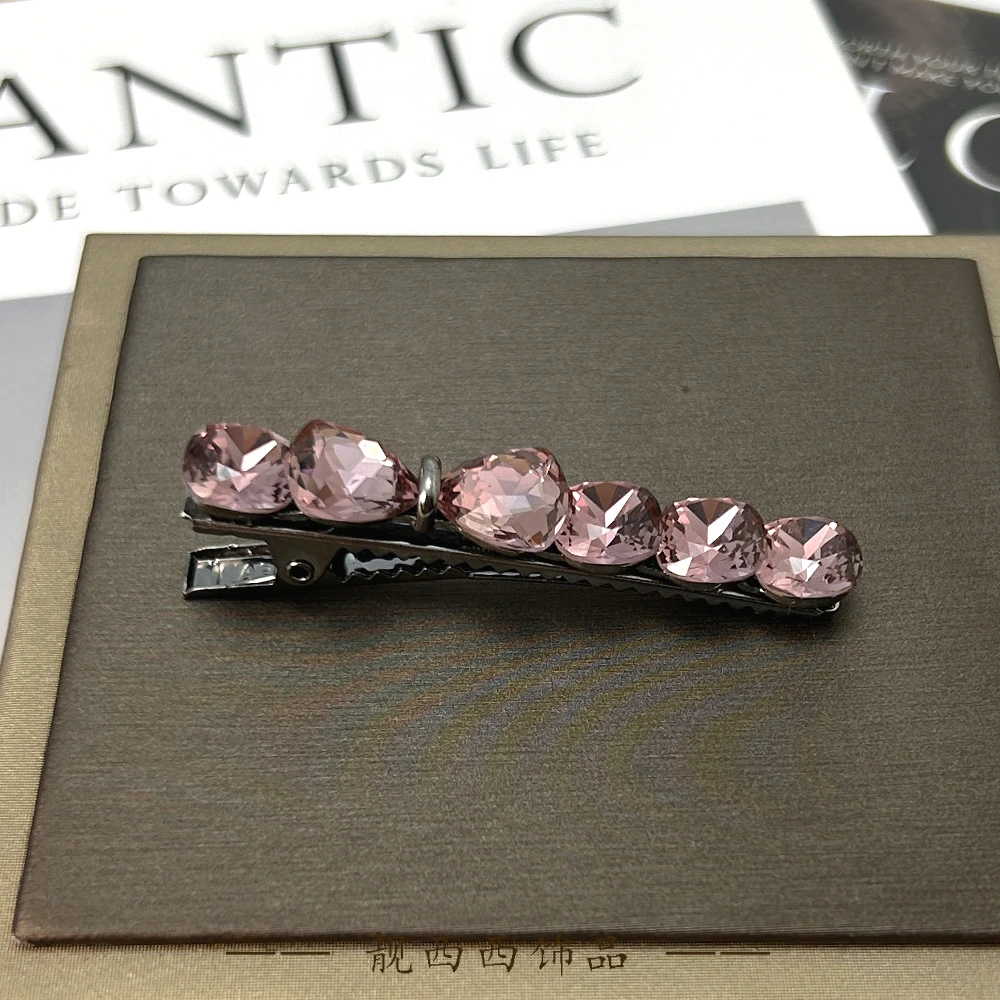 14199 6厘米简约气质紫色鸭夹