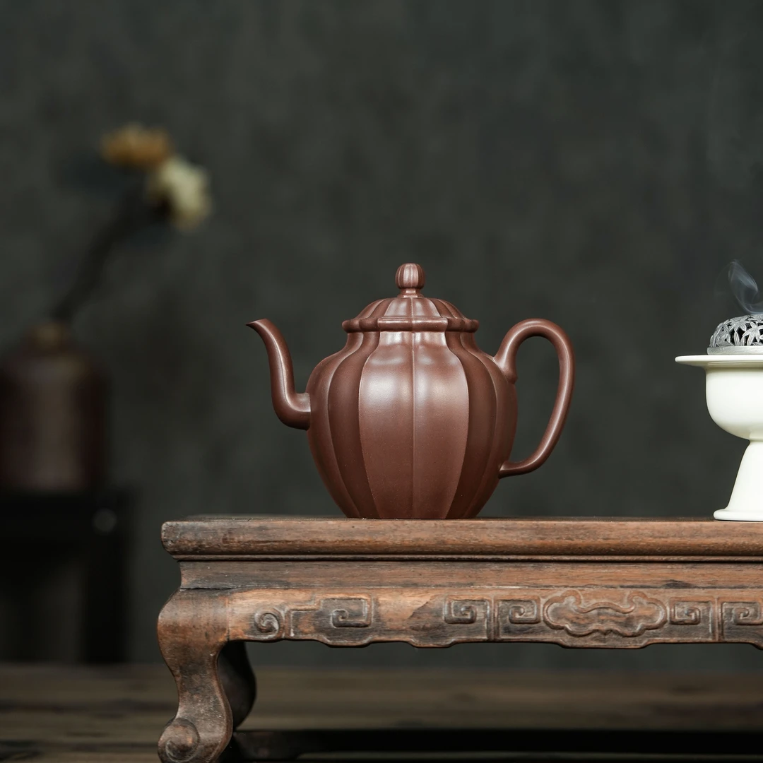 银台醉客精品老紫泥紫砂壶容量400毫升左右