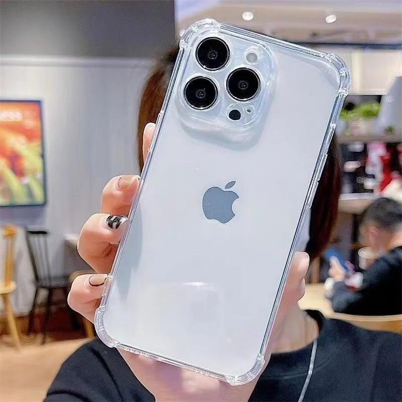 苹果16手机壳iPhone13软壳15pro透明14promax硅胶11防摔超薄12/xr