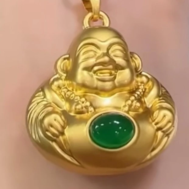 《精美礼盒》时尚佛光玉髓吊坠 百搭01