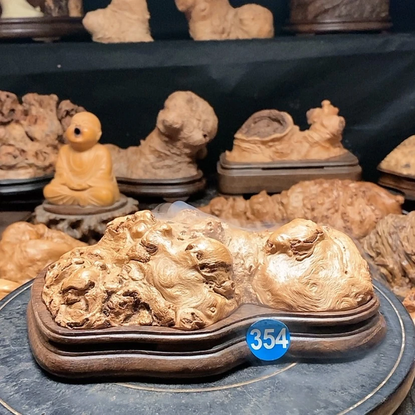 【闪购商品】354号荔枝木香炉工艺