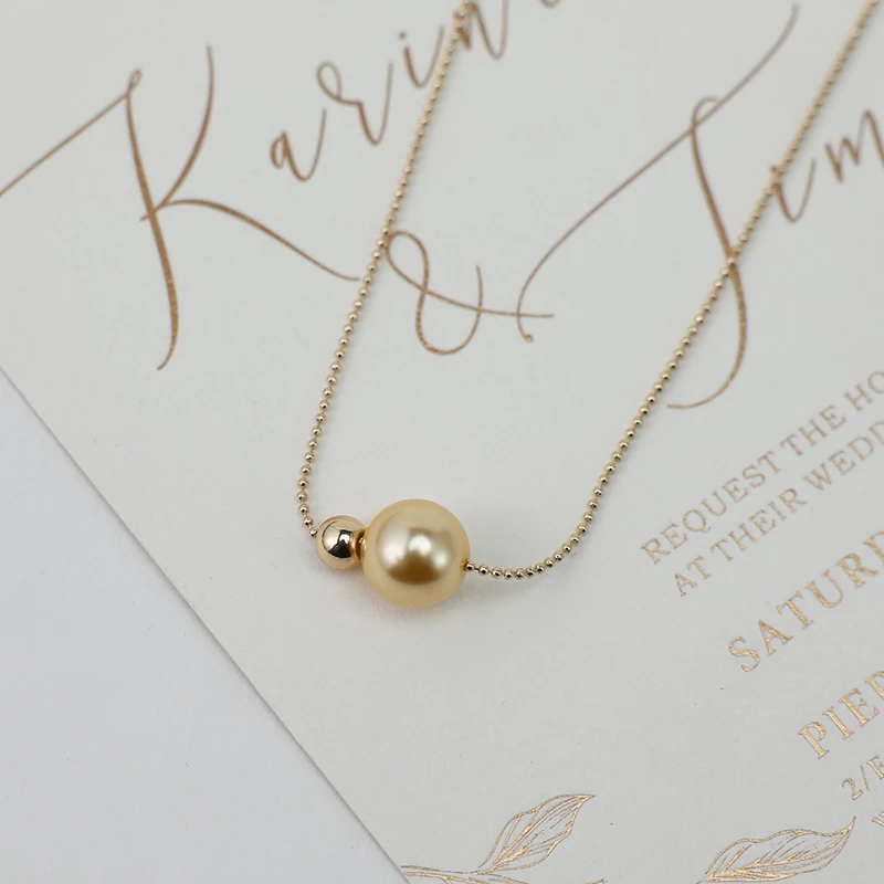 合金吊坠 金色葫芦10+4mm路路通项链