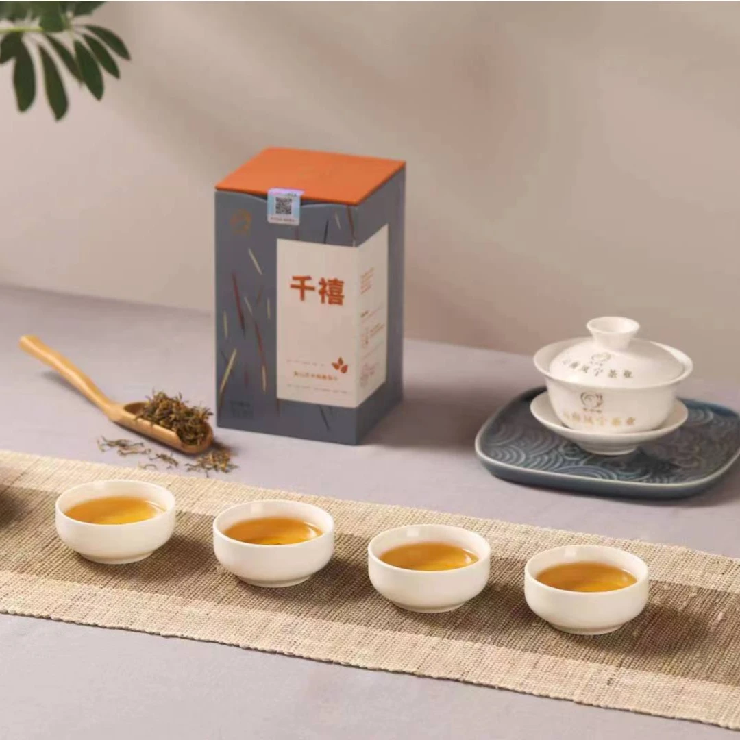 凤宁号2023年云南滇红茶 千禧  高山乔木细嫩芽头滇红茶100g花香