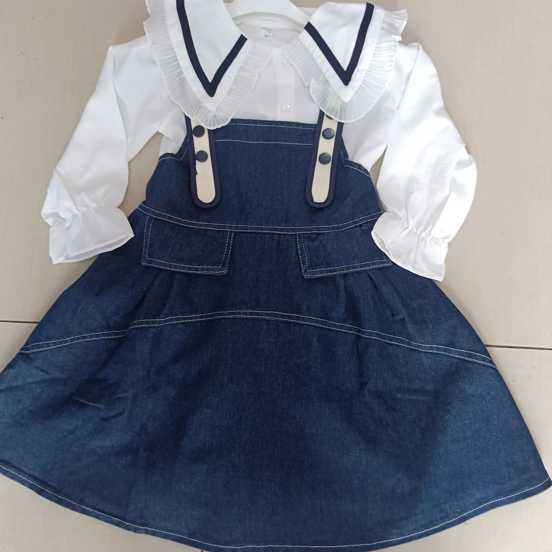 2023新款女童牛仔裙