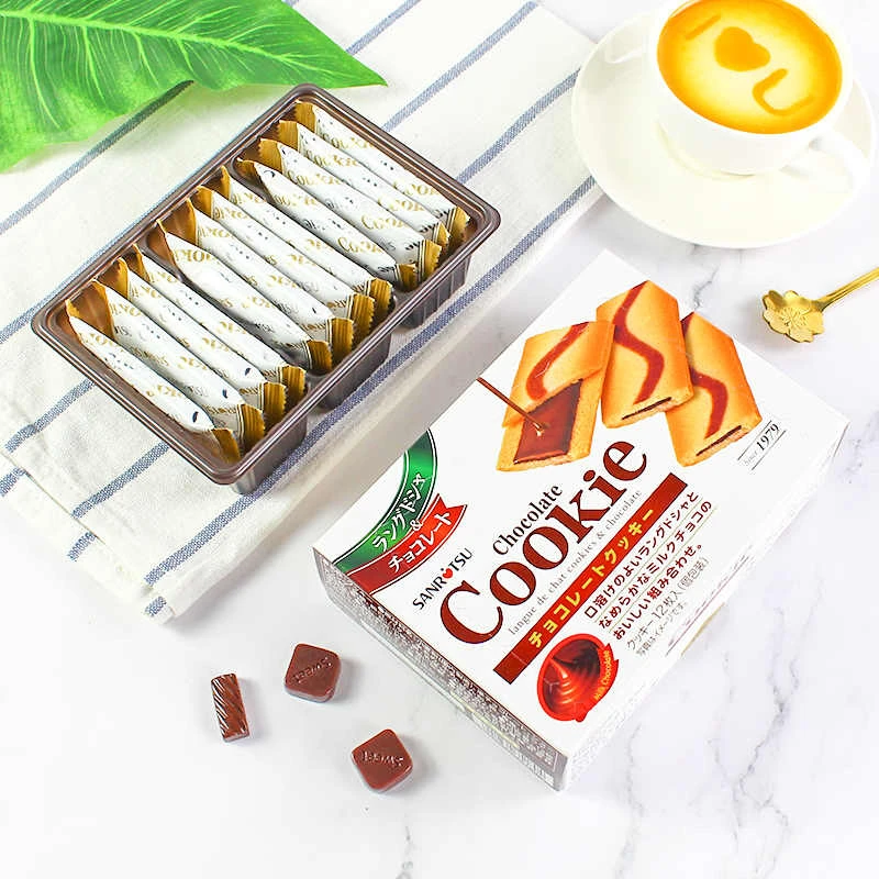 三立代可可脂巧克力夹心饼干12枚日本进口宇治制品（临期）