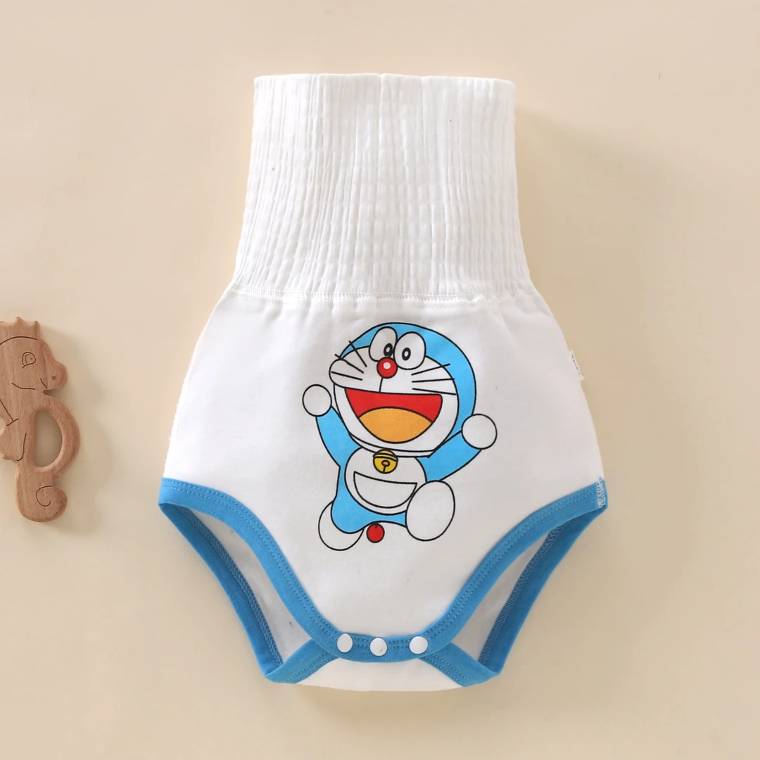 婴幼儿纯棉高腰护肚新生儿防着凉裹肚男宝肚兜女宝宝四季款肚脐围