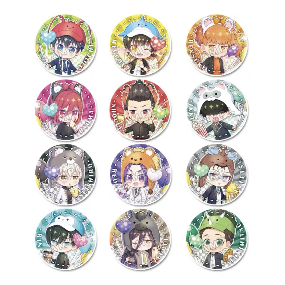 （日谷）蓝锁 蓝色监狱 Q版 游乐园徽章吧唧