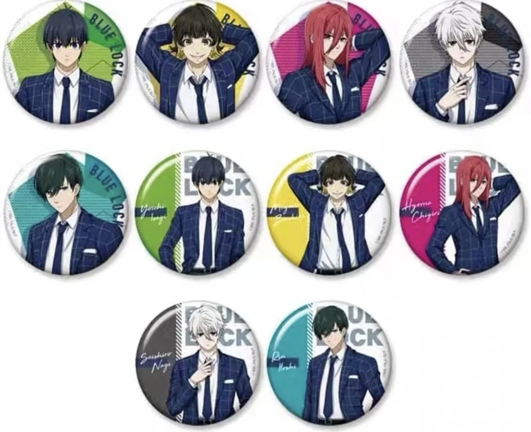 （日谷）蓝色监狱 蓝锁西装制服吧唧徽章