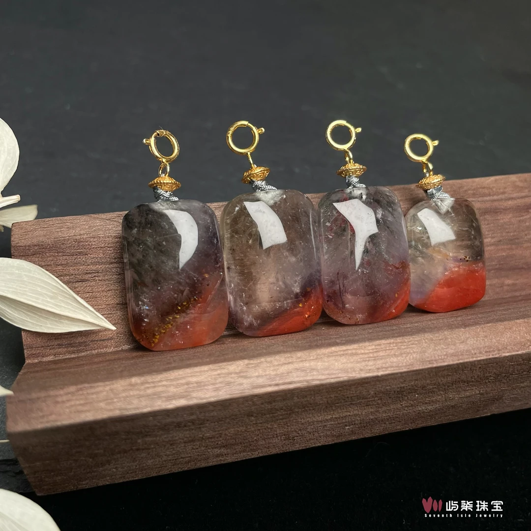 【要努力】C676 水晶银925镶嵌 荆棘玫瑰吊坠多样性发一