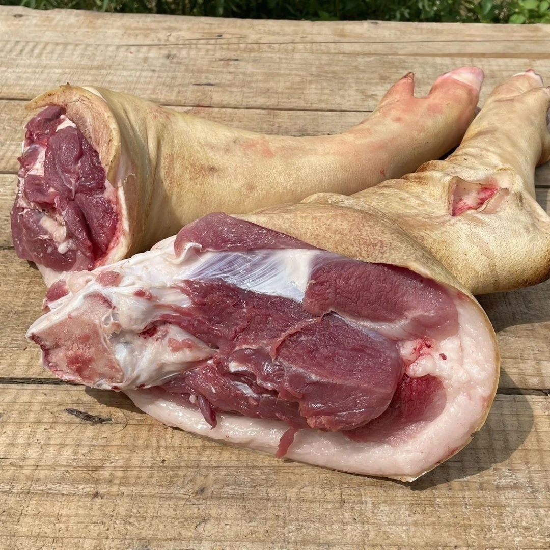 粮食喂养黑土猪猪蹄连蹄包（直播间看称改价）