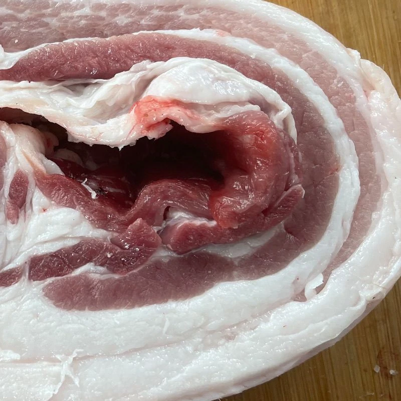 粮食喂养黑土猪五花（直播间看称改价）