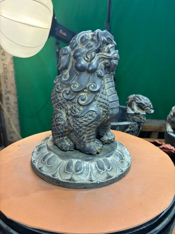 朝天吼貔貅高20。宽12摆件室内外不带底座