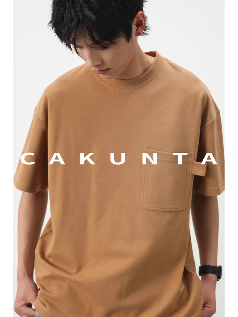 ABRXin口袋设计柔软重磅短袖ZlT100