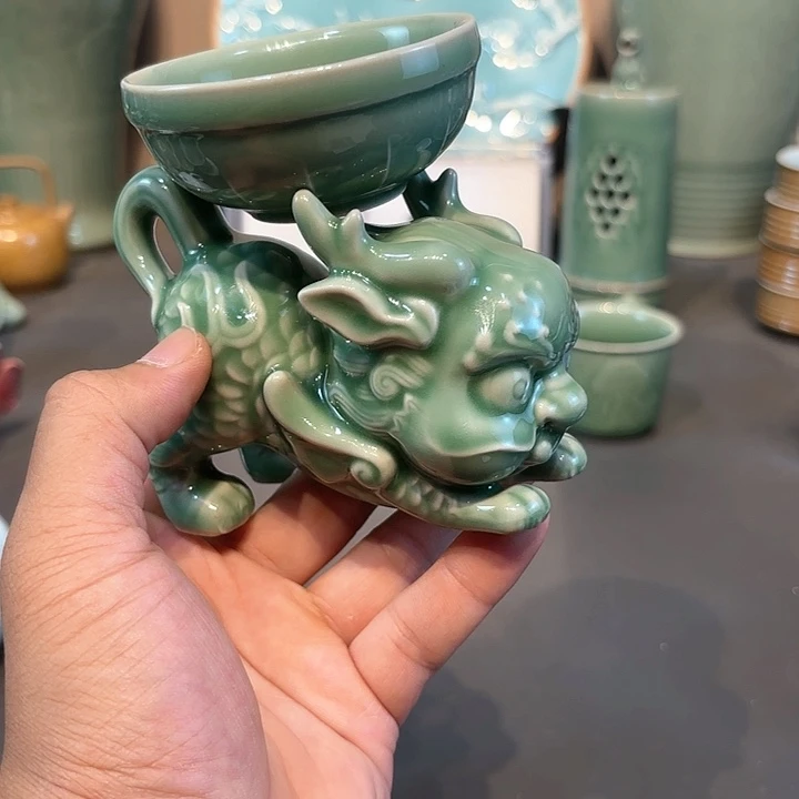 杯无*青瓷青瓷龙泉青瓷