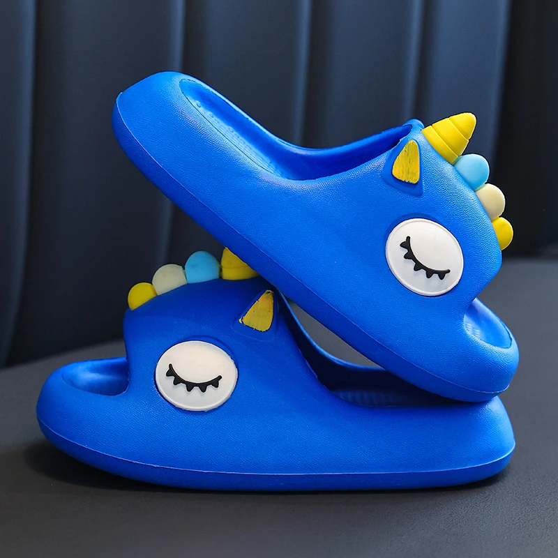 男学生拖鞋8-15岁男童女童室内外穿防滑厚底凉拖卡通宝宝小孩拖鞋