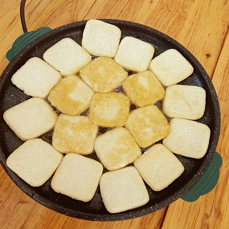 手撕豆腐烧烤豆腐油炸烙锅特色小吃送五香辣椒