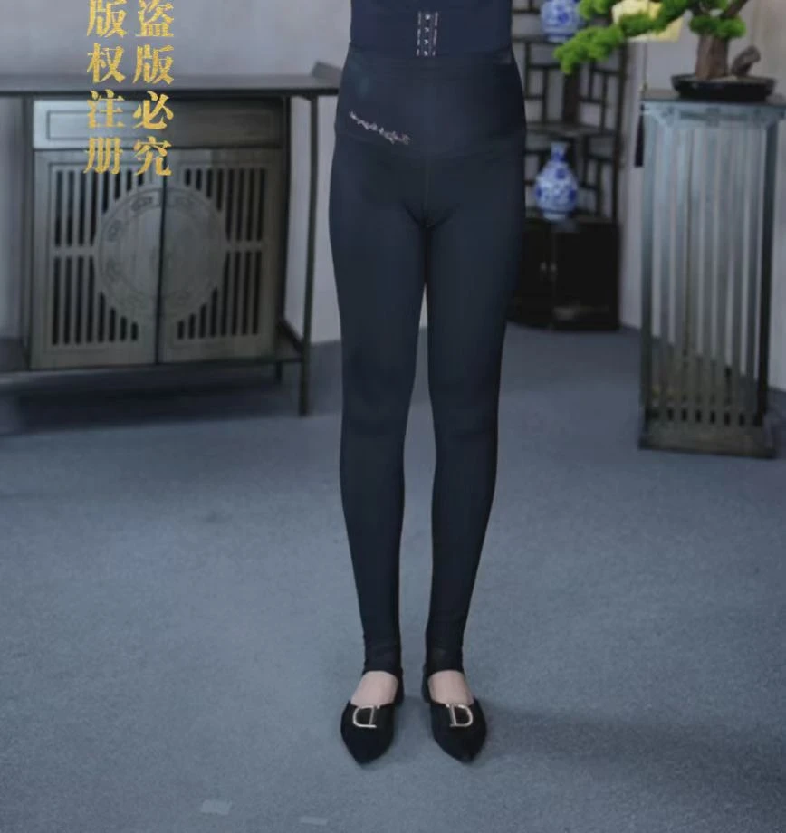 1248  冬季新品高腰高弹高立裆打底棉裤