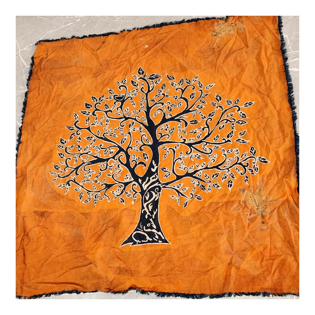 贵州安顺生命树图案全棉布料