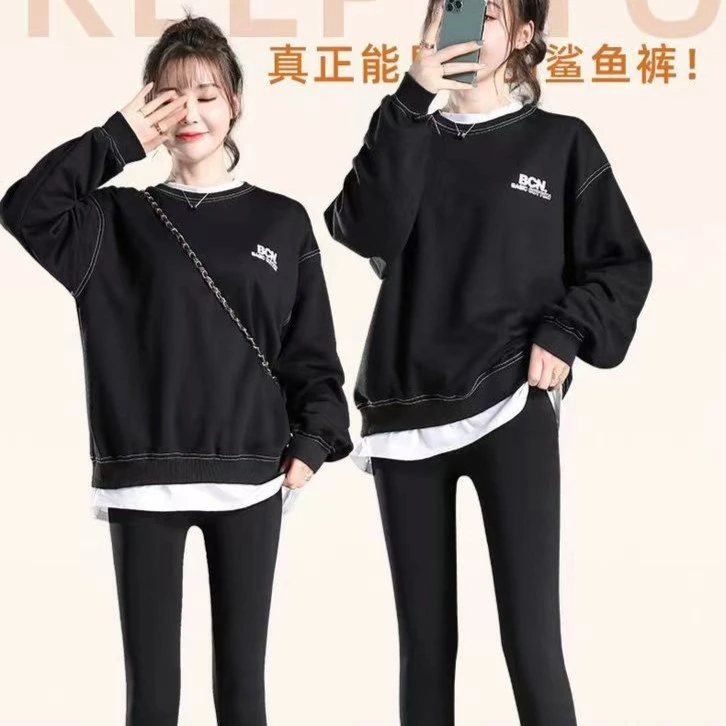 小个子集合无痕芭比裤加绒塑形打底裤高腰收腹提臀裤紧身外穿显瘦