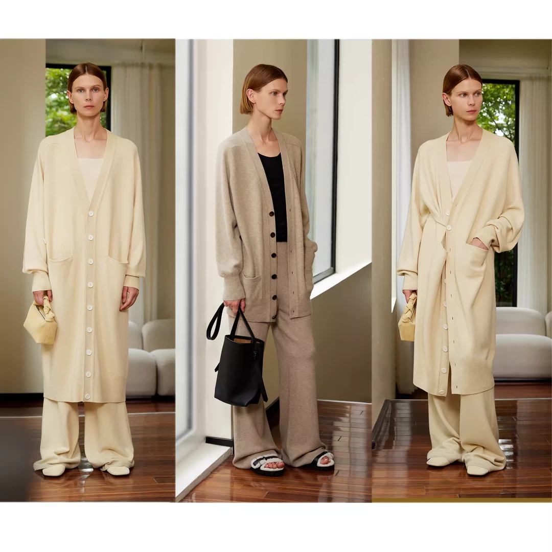 CHICJOC专柜重磅 Nway多穿偏襟开衫/小阔腿微喇神裤