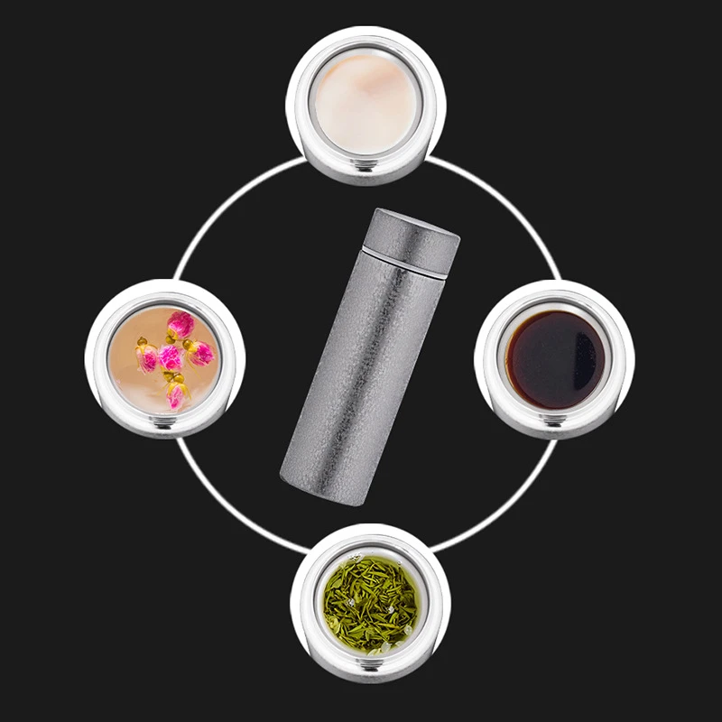 【品牌孤品简陋微微瑕】纯钛便捷商务户外钛杯双层家用车载钛杯