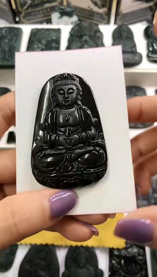【闪购商品】翡翠颈饰未镶嵌观音