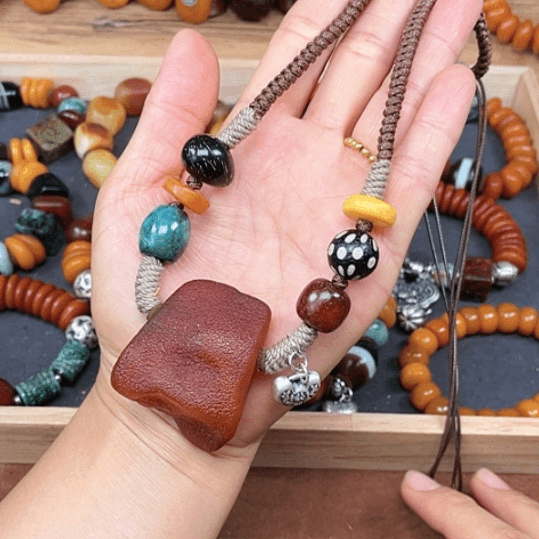 【闪购商品】蜜蜡项链未镶嵌蜜蜡