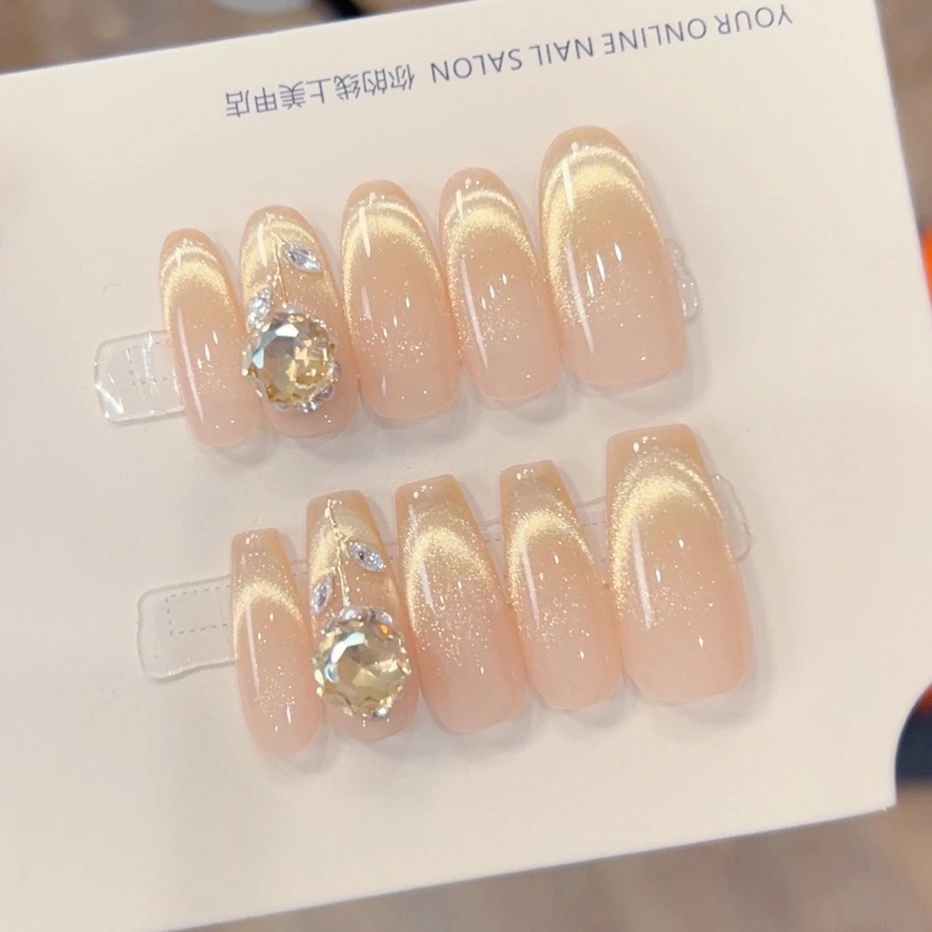 【瑰丽】纯手工穿戴甲指尖显白指甲贴