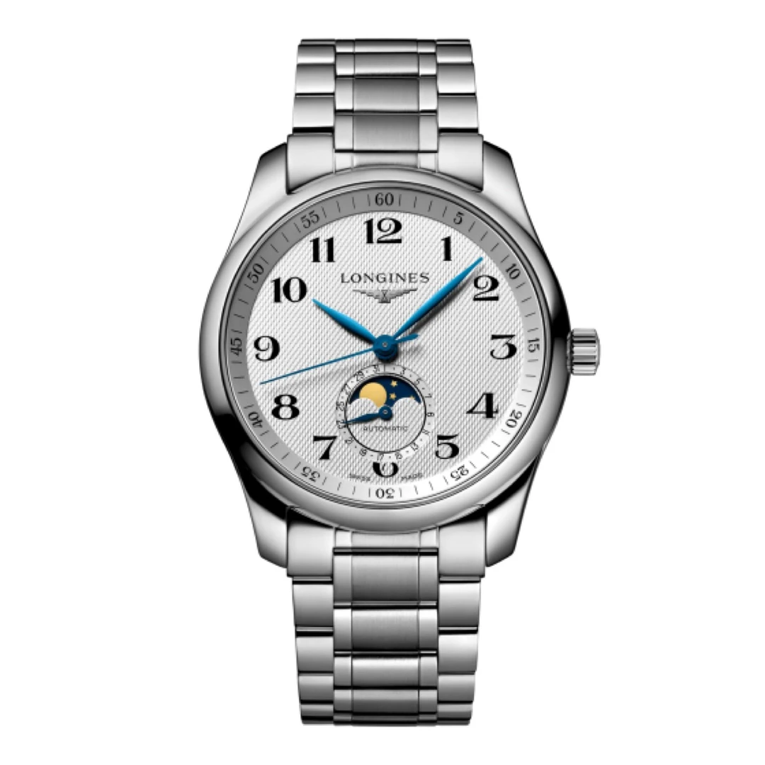 99新 Longines/浪琴 名匠月相909/40表径/全套卡盒/公价21300