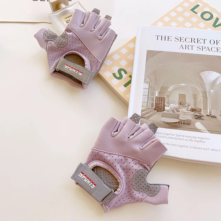 健身手套女壶铃器械单杠锻炼护腕训练防滑半指男运动防起茧羽毛球