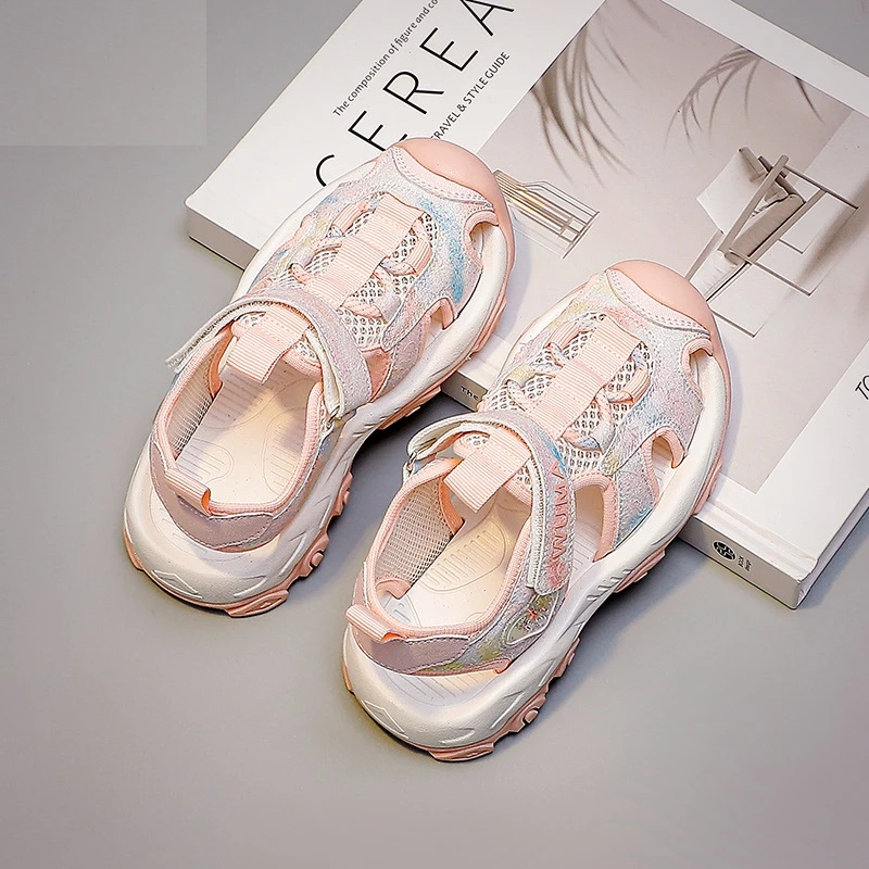 女童鞋子儿童休闲运动鞋2024新款夏款422106