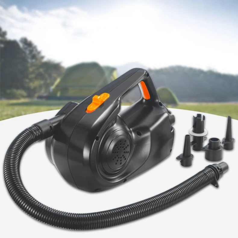 户外露营充气泵多用接头车载充气泵12V 100W